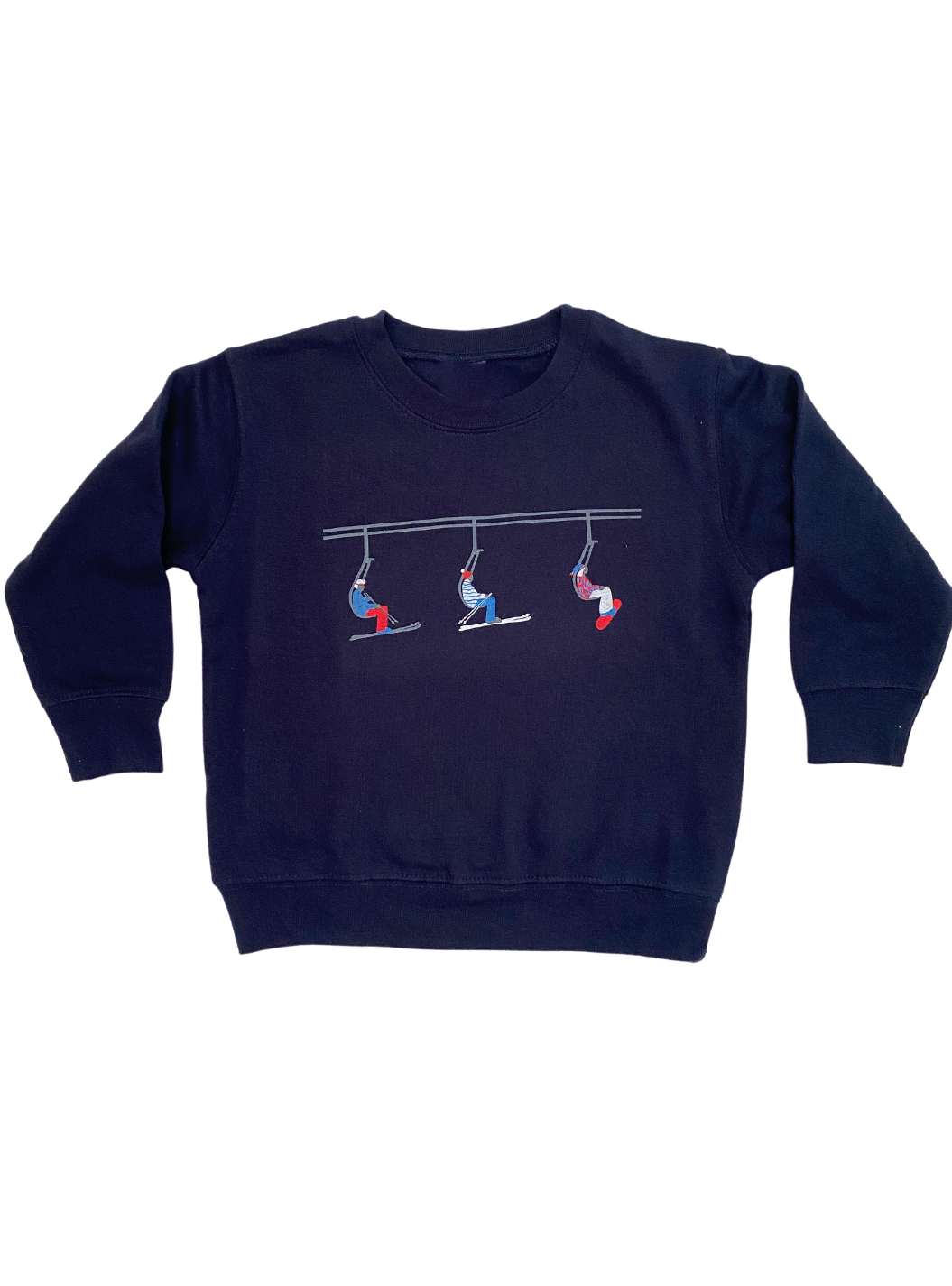 SKIER TODDLER GRAPHIC PULLOVER