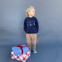 Load image into Gallery viewer, SKIER TODDLER GRAPHIC PULLOVER
